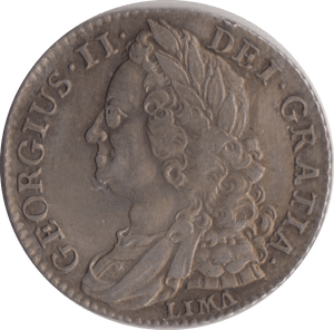 1745 SHILLING ( GVF ) - SHILLING - Cambridgeshire Coins