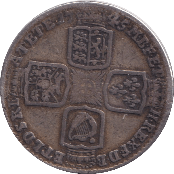 1745 SHILLING LIMA ( GF ) - DOUBLE FLORIN - Cambridgeshire Coins