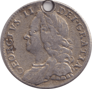 1745 SIXPENCE ( FINE ) - SIXPENCE - Cambridgeshire Coins