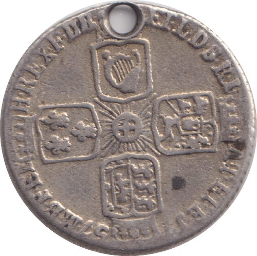 1745 SIXPENCE ( FINE ) - SIXPENCE - Cambridgeshire Coins