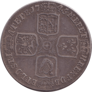1745 SIXPENCE ( GF ) - WORLD COINS - Cambridgeshire Coins