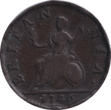1746 FARTHING ( GF ) - FARTHING - Cambridgeshire Coins