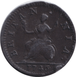 1746 FARTHING ( VF ) - FARTHING - Cambridgeshire Coins
