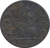 1746 FARTHING ( VF ) - FARTHING - Cambridgeshire Coins