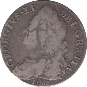 1746 HALF CROWN ( GF ) - WORLD COINS - Cambridgeshire Coins