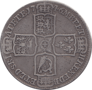 1746 HALF CROWN ( GF ) - WORLD COINS - Cambridgeshire Coins