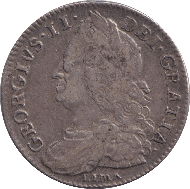 1746 HALFCROWN ( GF ) - WORLD COINS - Cambridgeshire Coins