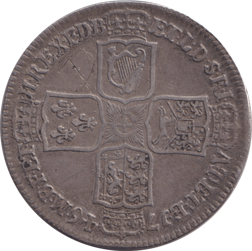 1746 HALFCROWN ( GF ) - WORLD COINS - Cambridgeshire Coins