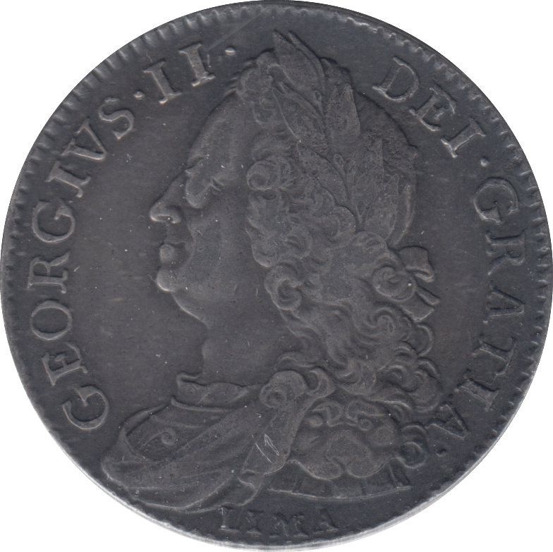 1746 HALFCROWN ( GVF ) - HALFCROWN - Cambridgeshire Coins