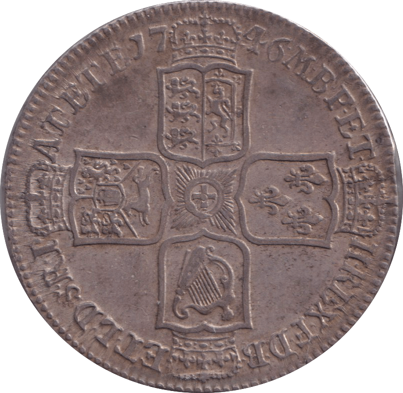 1746 HALFCROWN ( GVF ) - HALFCROWN - Cambridgeshire Coins