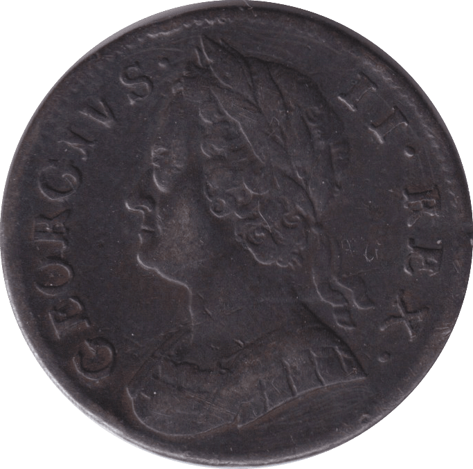 1746 HALFPENNY ( VF ) - HALFPENNY - Cambridgeshire Coins