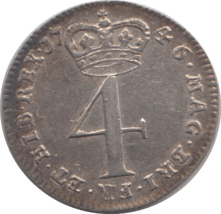 1746 MAUNDY FOURPENCE ( EF ) - MAUNDY FOURPENCE - Cambridgeshire Coins