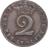 1746 MAUNDY TWOPENCE ( VF ) - MAUNDY TWOPENCE - Cambridgeshire Coins
