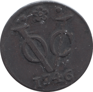 1746 NETHERLAND 1 DUIT - WORLD COINS - Cambridgeshire Coins