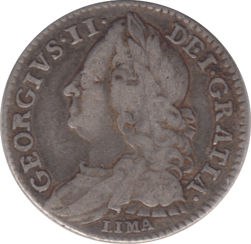 1746 SIXPENCE ( FINE ) LIMA - SIXPENCE - Cambridgeshire Coins