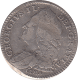 1746 SIXPENCE ( FINE ) - SIXPENCE - Cambridgeshire Coins