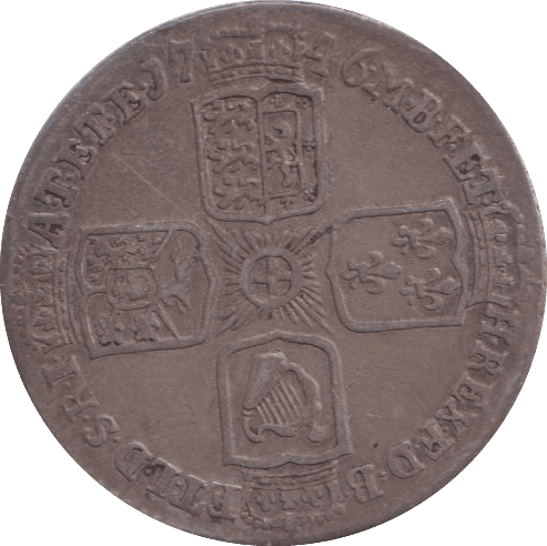 1746 SIXPENCE ( GVF ) - SIXPENCE - Cambridgeshire Coins