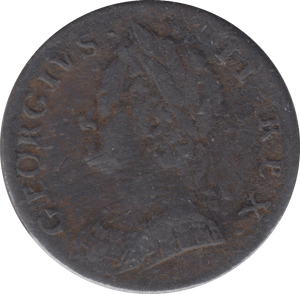 1747 HALFPENNY ( FINE ) - HALFPENNY - Cambridgeshire Coins