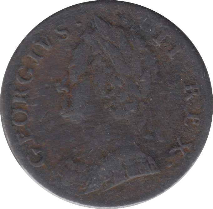 1747 HALFPENNY ( FINE ) - HALFPENNY - Cambridgeshire Coins