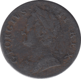 1747 HALFPENNY ( FINE ) - HALFPENNY - Cambridgeshire Coins