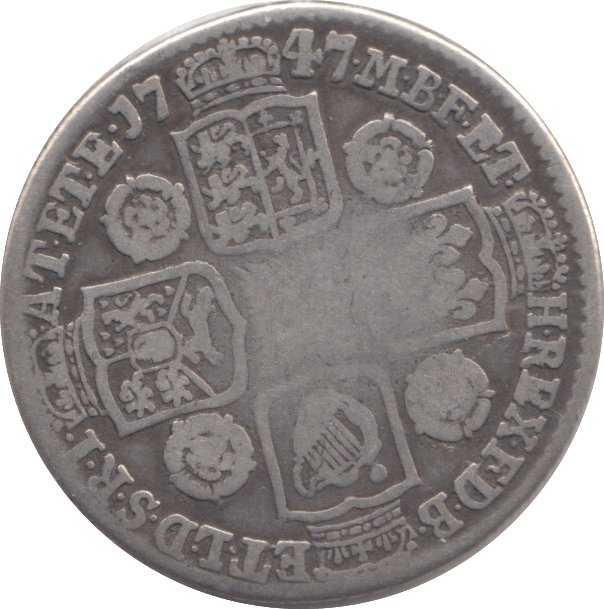 1747 SHILLING ( NF ) - SHILLING - Cambridgeshire Coins