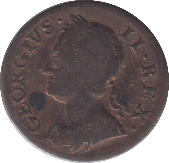 1749 FARTHING ( F ) - FARTHING - Cambridgeshire Coins
