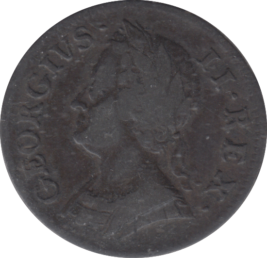 1749 FARTHING ( FINE ) - FARTHING - Cambridgeshire Coins