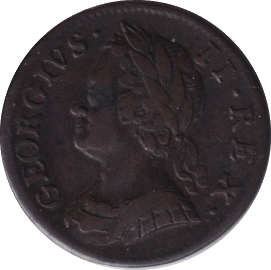 1749 FARTHING ( GVF ) - FARTHING - Cambridgeshire Coins