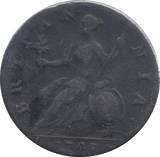 1749 HALFPENNY ( FINE ) - HALFPENNY - Cambridgeshire Coins