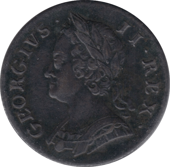 1749 HALFPENNY ( GVF ) - Halfpenny - Cambridgeshire Coins