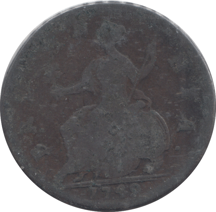 1749 HALFPENNY ( NF ) - HALFPENNY - Cambridgeshire Coins