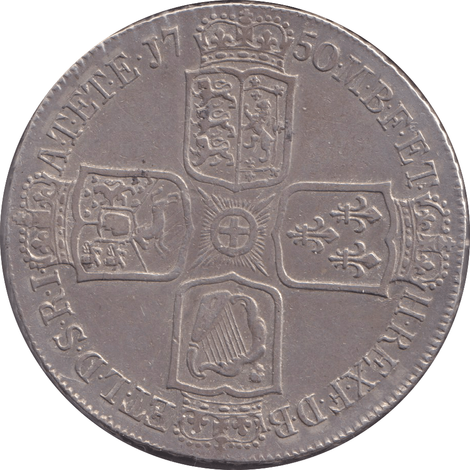 1750 CROWN ( GVF ) - CROWN - Cambridgeshire Coins