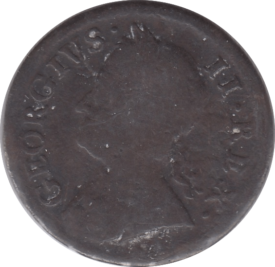 1750 FARTHING ( FAIR ) - Farthing - Cambridgeshire Coins