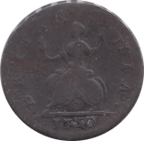 1750 FARTHING ( FAIR ) - Farthing - Cambridgeshire Coins