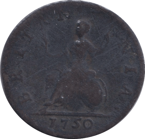 1750 FARTHING ( NF ) - FARTHING - Cambridgeshire Coins