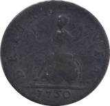 1750 FARTHING ( NF ) - FARTHING - Cambridgeshire Coins