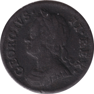 1750 FARTHING ( VF ) - FARTHING - Cambridgeshire Coins