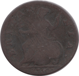 1750 HALFPENNY ( FAIR ) - HALFPENNY - Cambridgeshire Coins
