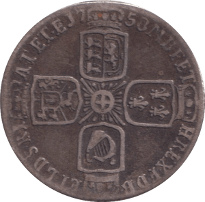 1750 SIXPENCE ( FINE ) - SIXPENCE - Cambridgeshire Coins