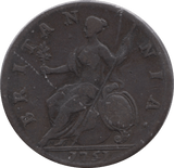 1751 HALFPENNY ( GF ) - HALFPENNY - Cambridgeshire Coins