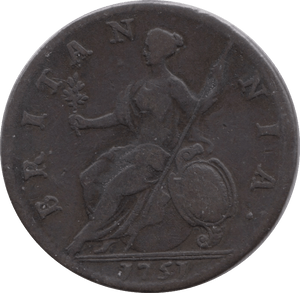 1751 HALFPENNY ( GF ) - HALFPENNY - Cambridgeshire Coins