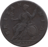 1751 HALFPENNY ( GF ) - HALFPENNY - Cambridgeshire Coins