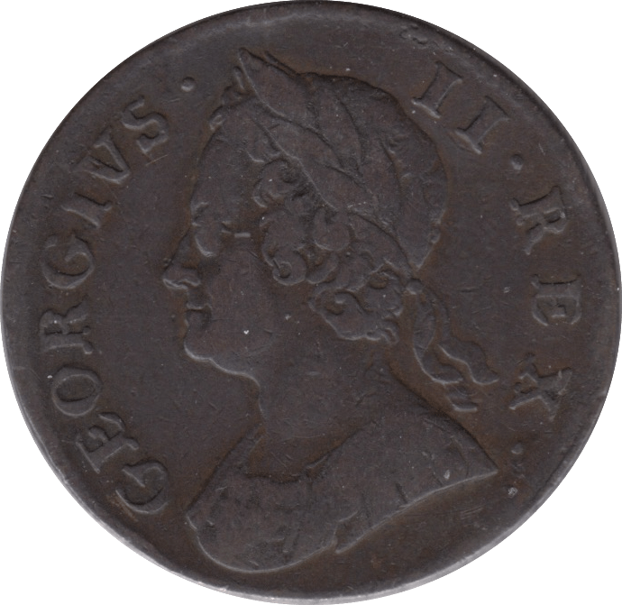 1751 HALFPENNY ( GF ) - HALFPENNY - Cambridgeshire Coins