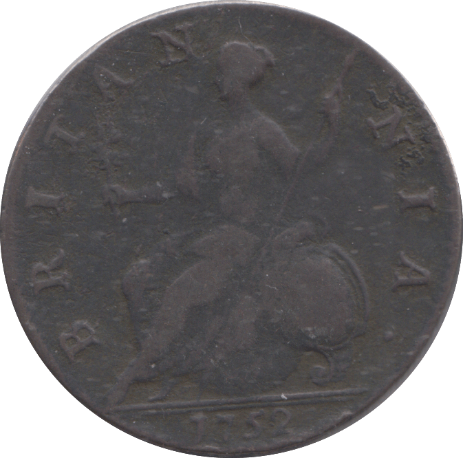 1752 HALFPENNY ( GF ) - HALFPENNY - Cambridgeshire Coins