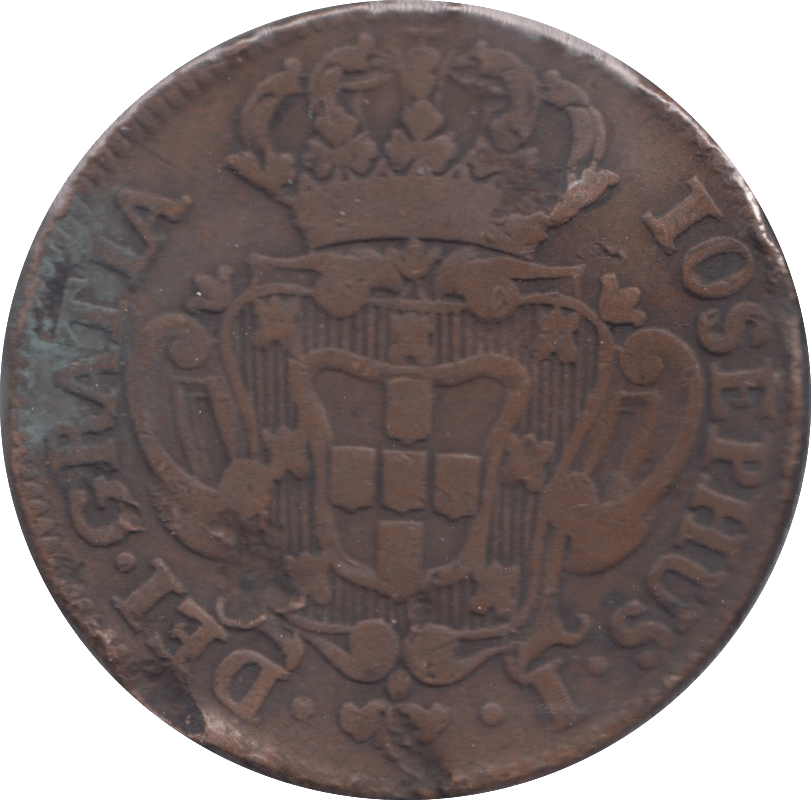 1752 PORTUGAL 10 REIS - WORLD COINS - Cambridgeshire Coins
