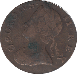 1753 HALF PENNY ( FINE ) - HALFPENNY - Cambridgeshire Coins