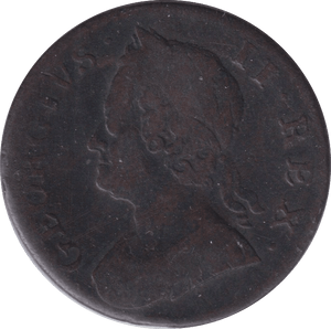 1753 HALFPENNY ( FINE ) - HALFPENNY - Cambridgeshire Coins