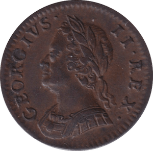 1754 FARTHING ( EF ) - FARTHING - Cambridgeshire Coins