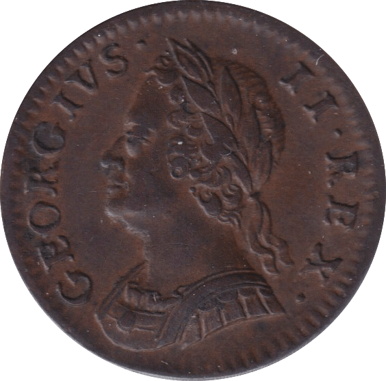 1754 FARTHING ( EF ) - FARTHING - Cambridgeshire Coins
