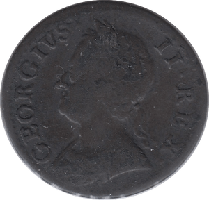 1754 FARTHING ( FAIR ) - Farthing - Cambridgeshire Coins